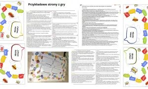 Kolorowe dymki z napisami "OBSZAR", "SZKOŁA", "RODZINA", "ZIOMKI", "EXPERT" i ikonami.